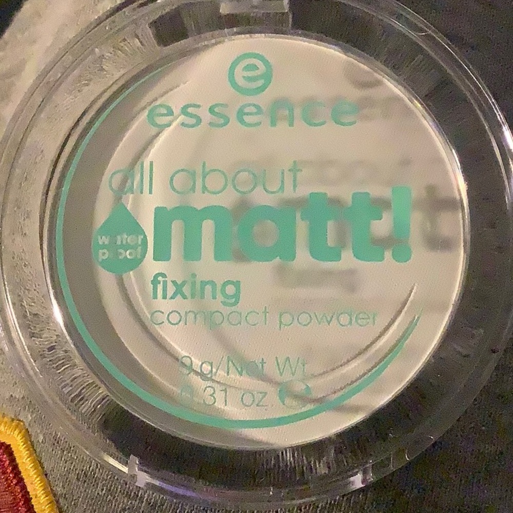 WATERPROOF TRANSLUCENT POWDER/ALL ABOUT MATT & fixing.